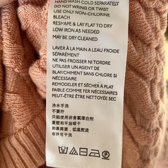 M 🔖 RARE!  Free People Beach Ziggy Sweater Set Wide Leg Pants Crop Top - Picture 13 of 14